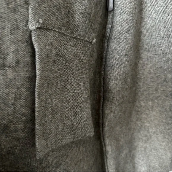 White House Black Market Gray Tie-Front Sweater Vest Size Small - Picture 7 of 9